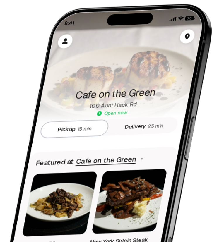 Cafe on the Green app preview