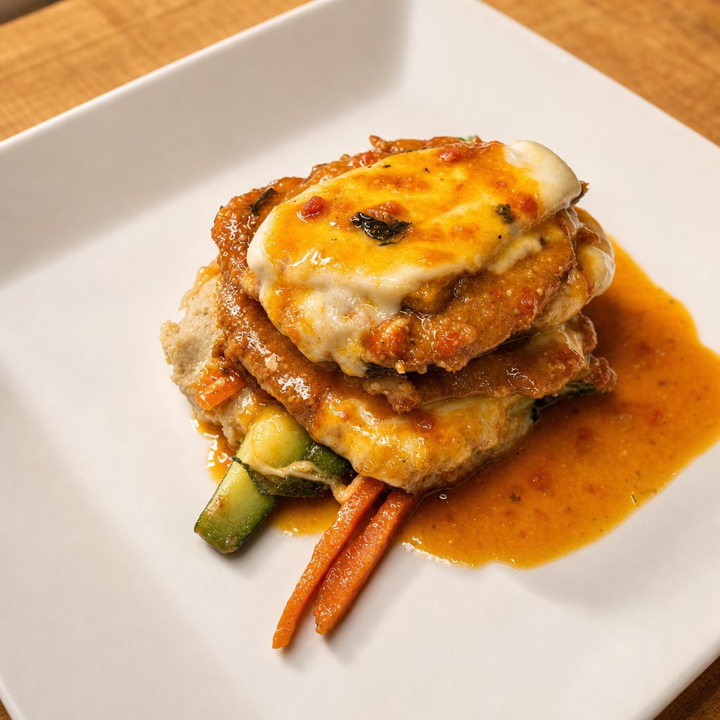 Scaloppine Di Vitello Sorrentina.