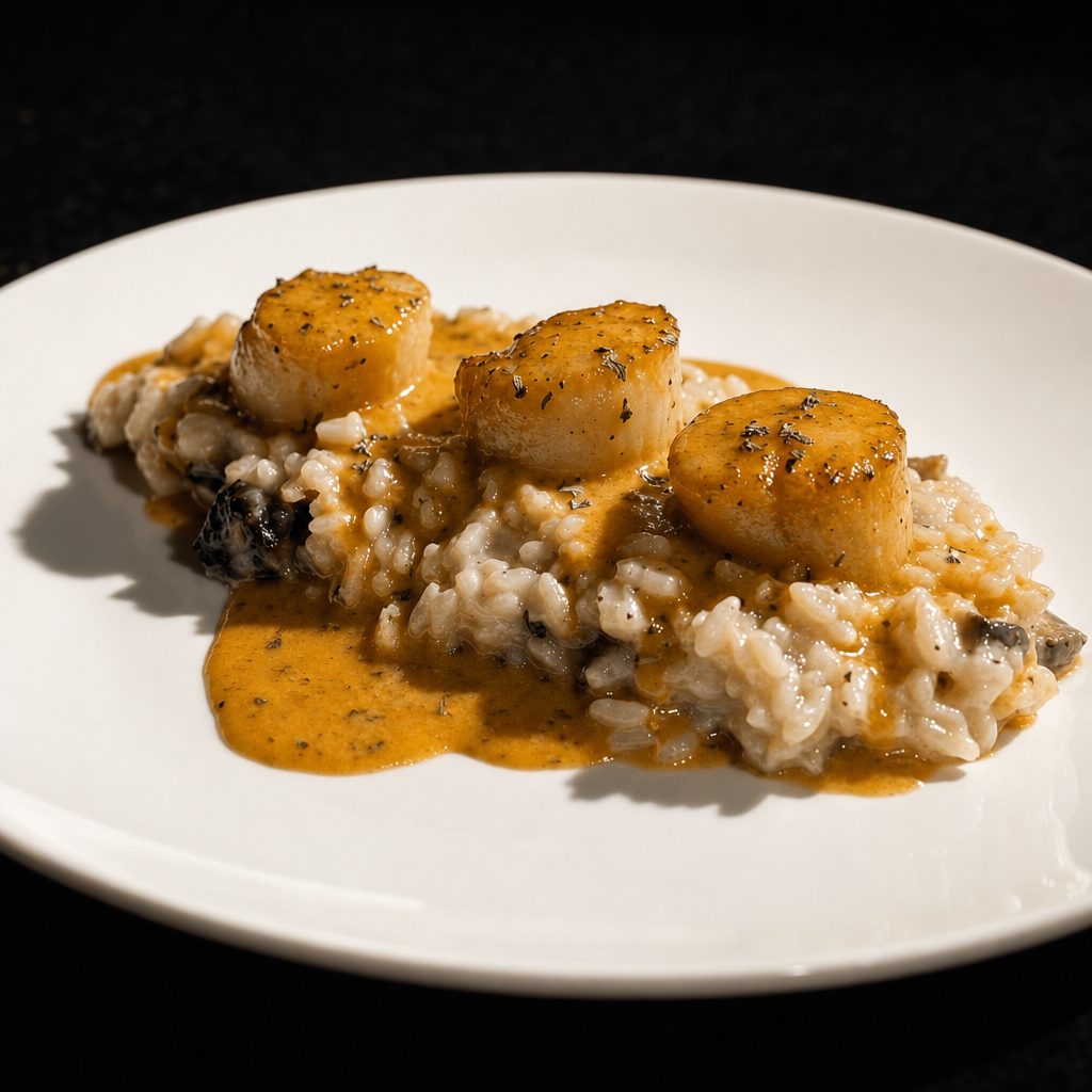 Scallops & Risotto.