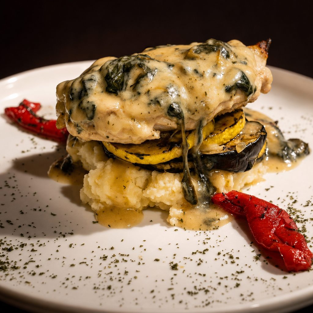 Chicken Fiorentine.