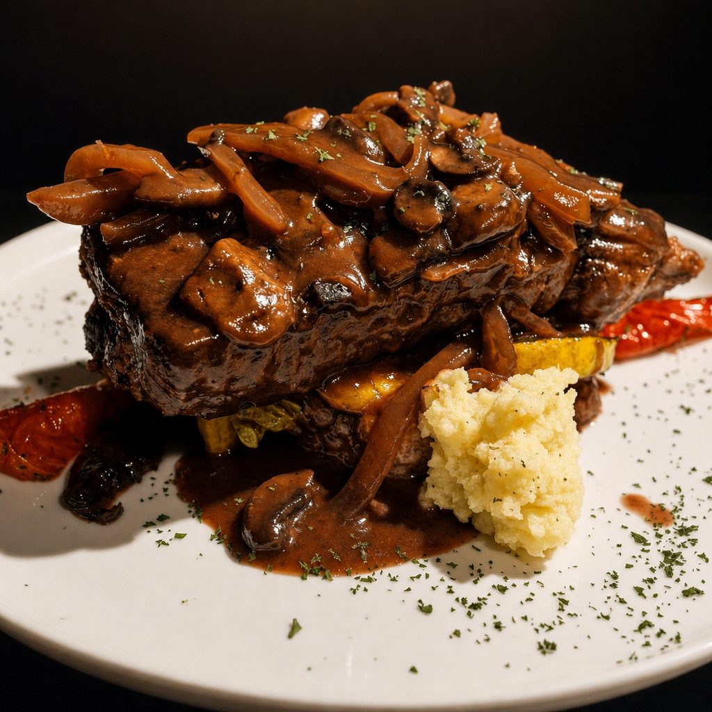 New York Sirloin Steak.